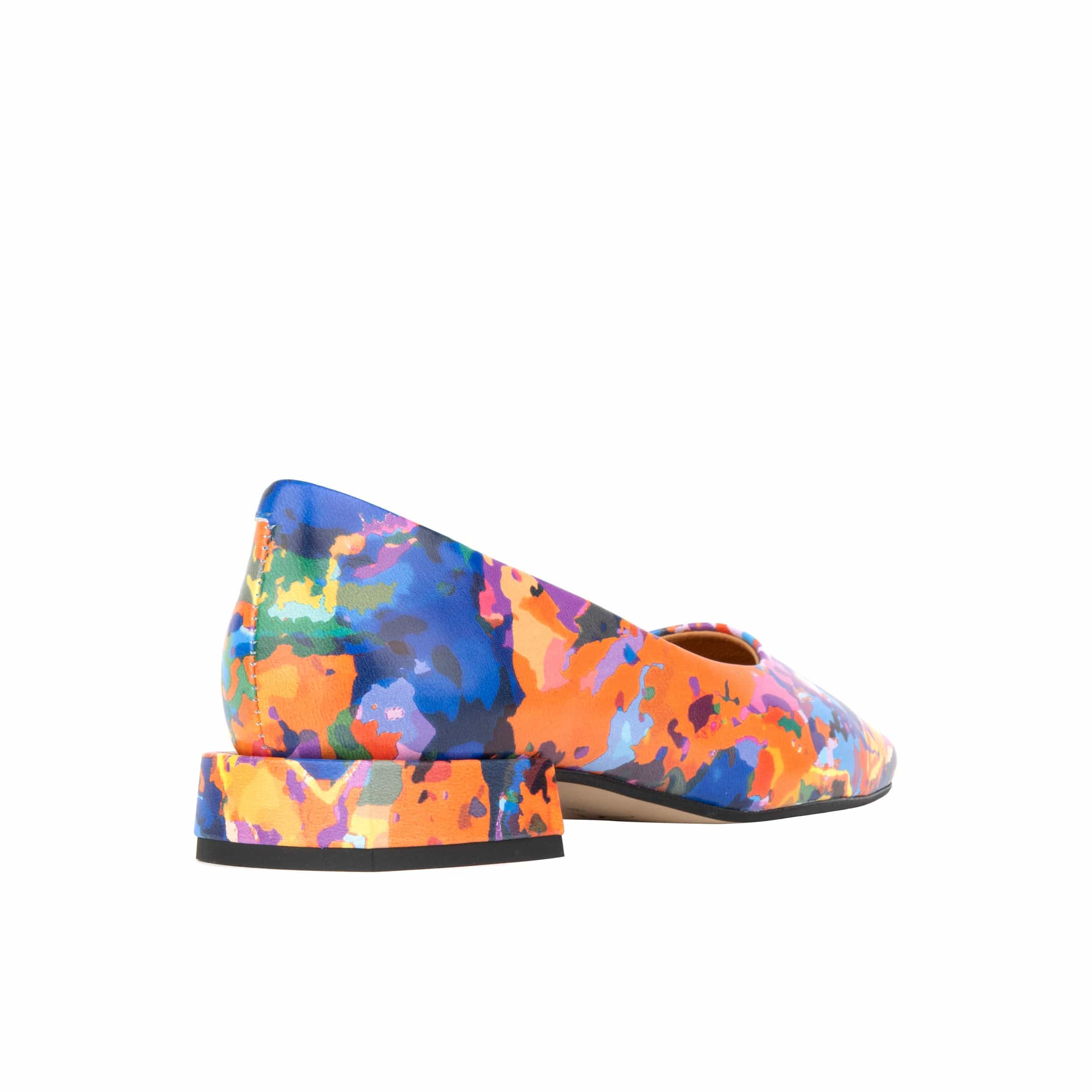 Ballerina - Summer Colours -  Women's low heel leather ballet flat - Image 4