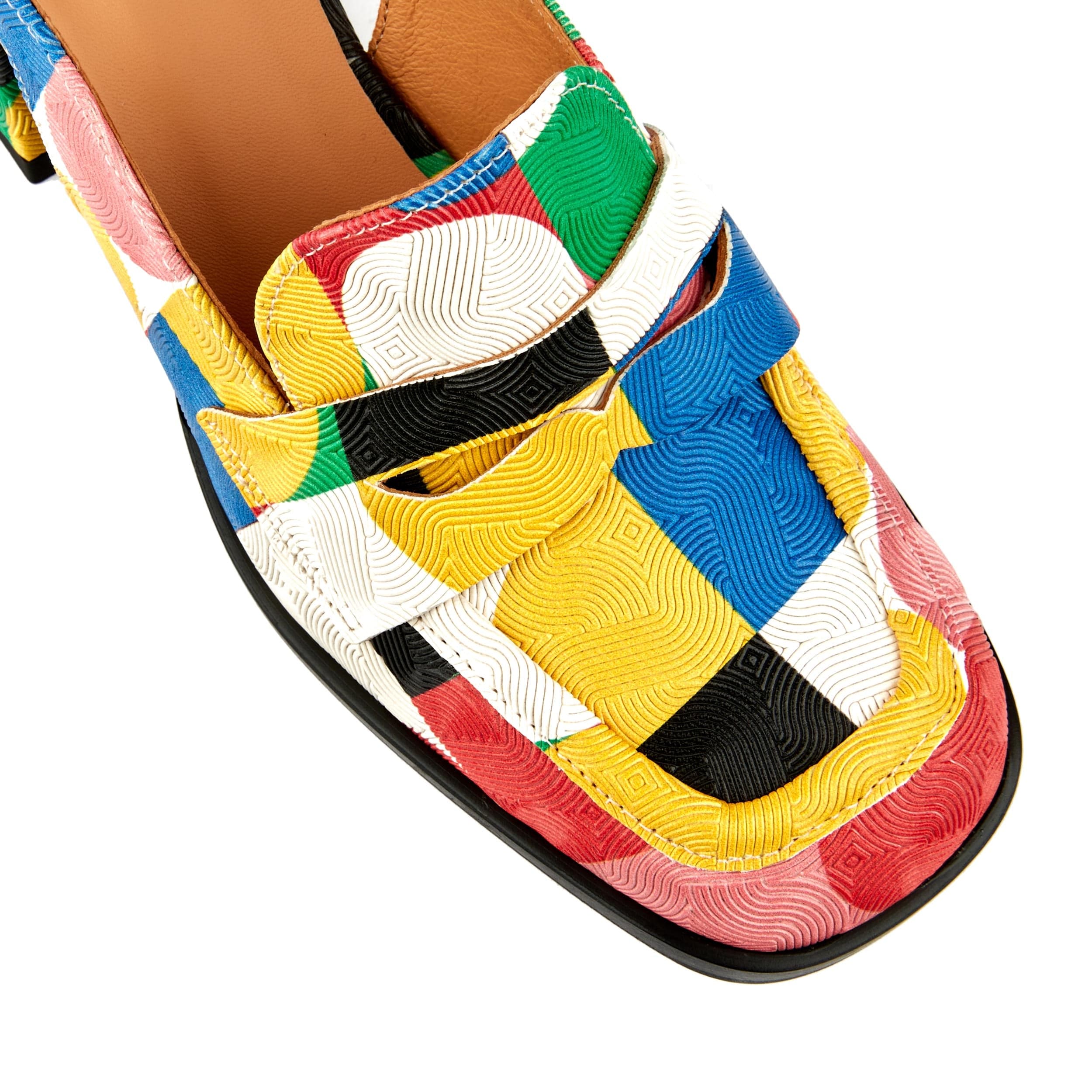 Diana - Groovy - Women's block heel slingback leather pump - Image 8