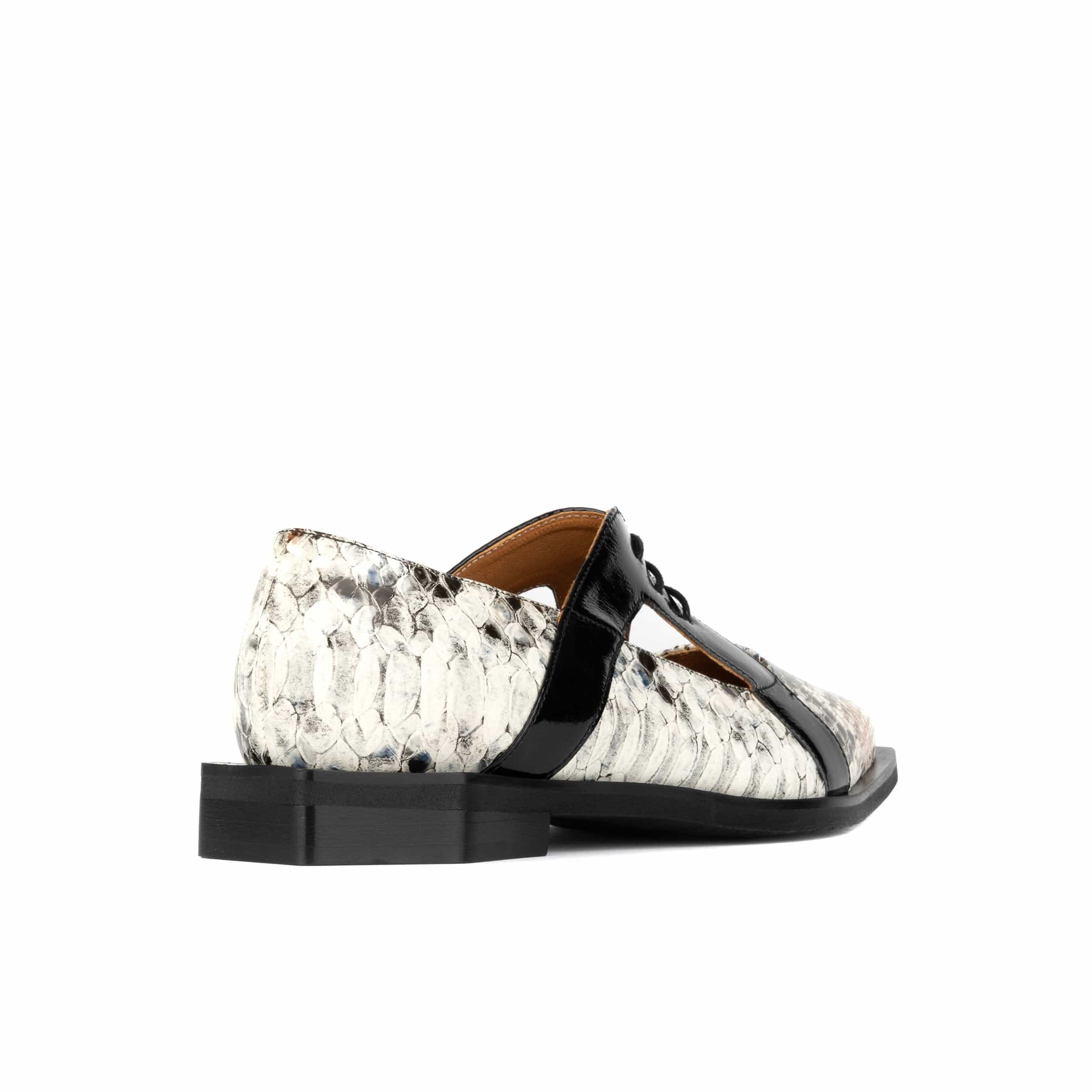 Harlowe - Multi - Women's cutout leather lace up shoe - Image 5